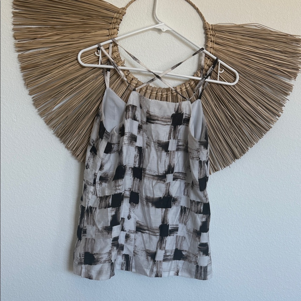 Armani Exchange Monochrome Checkered Camisole - Picture 6 of 10